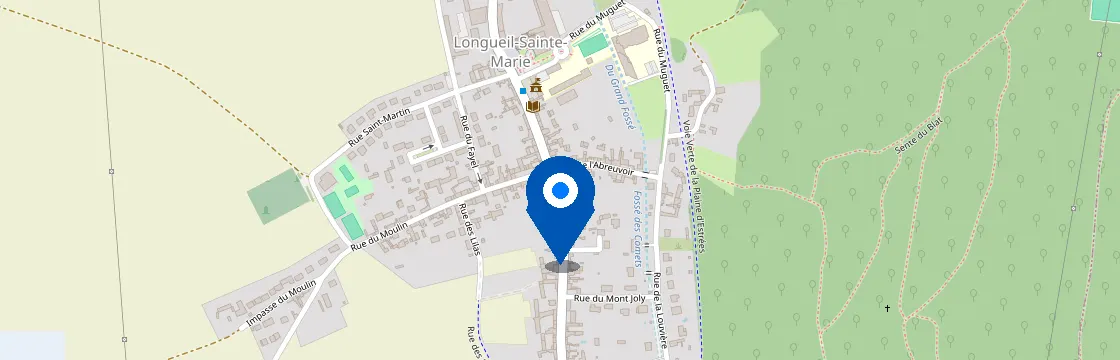 Carte et itinéraire - 21bis Rue du Grand Ferré, 60126 Longueil-Sainte-Marie, France