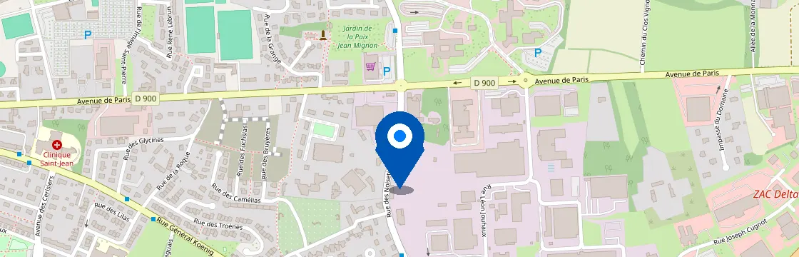 Carte et itinéraire - Rue des Noisetiers, 50000 Saint-Lô, France