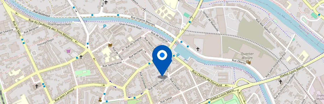 Carte et itinéraire - 35 Bis Rue de Malzéville, 54000 Nancy, France