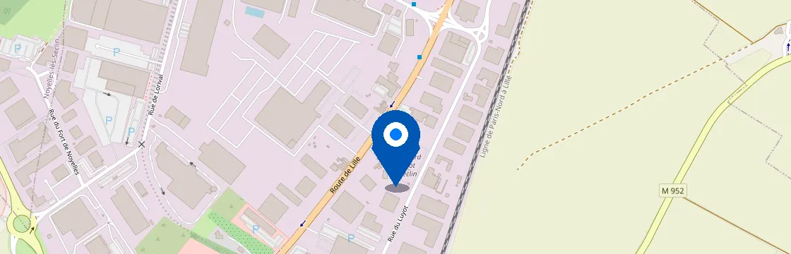 Carte et itinéraire - 58 Rte de Lille, 59113 Seclin, France