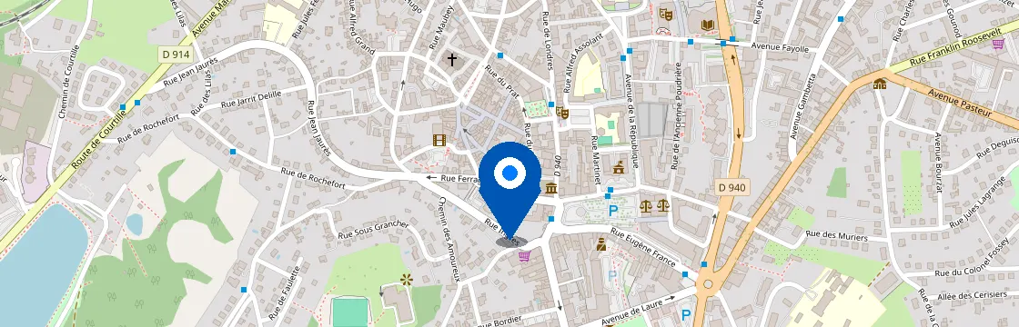 Carte et itinéraire - 11 Grande Rue, 23000 Guéret, France