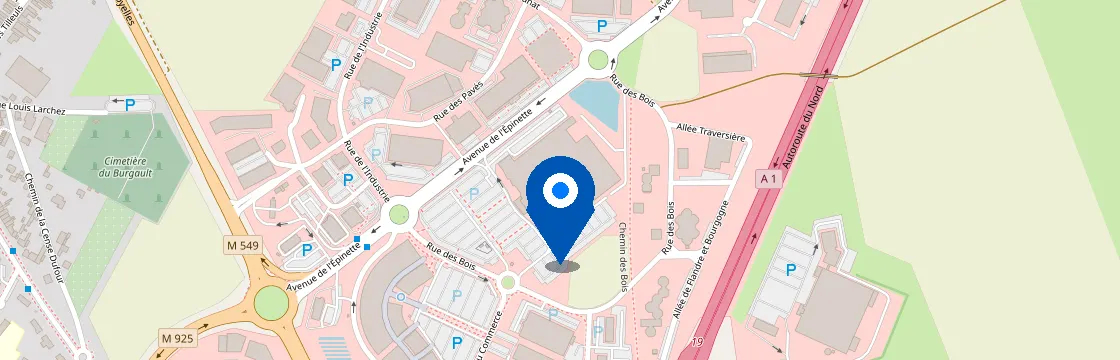 Carte et itinéraire - 89 Av. de l'Épinette, 59113 Seclin, France