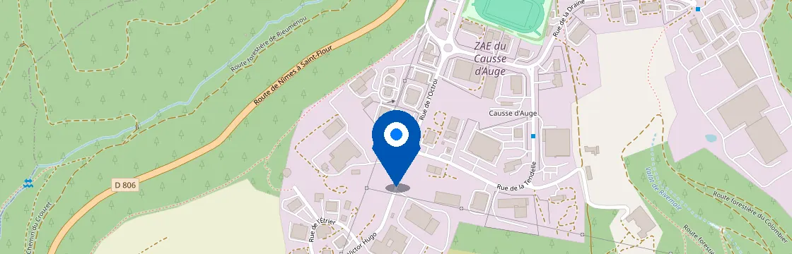 Carte et itinéraire - Rue de l'Octroi, 48000 Mende, France