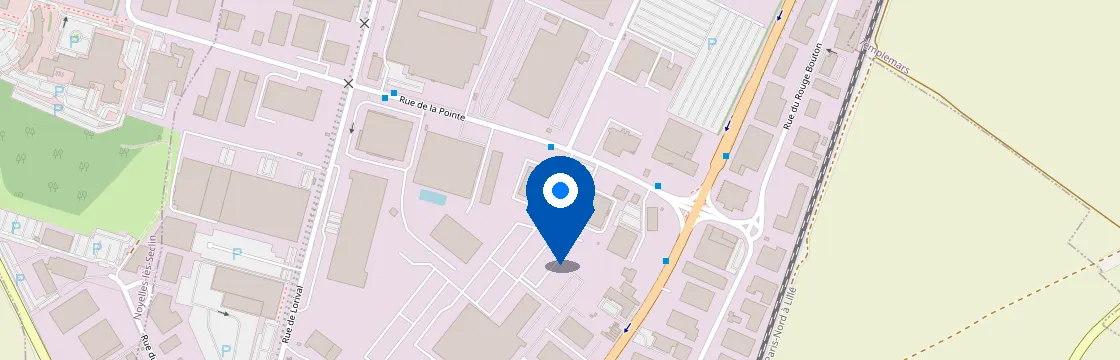 Carte et itinéraire - 5 Rue de la Pointe, 59113 Seclin, France