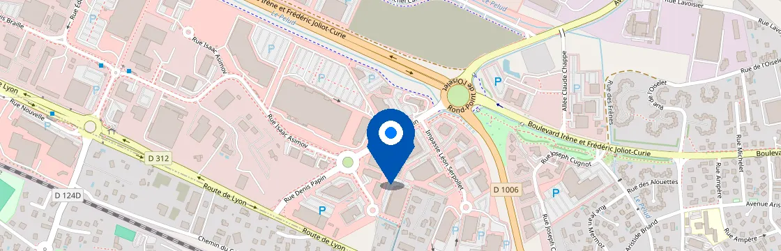 Carte et itinéraire - 38300 Bourgoin-Jallieu, 38300 Bourgoin-Jallieu, France