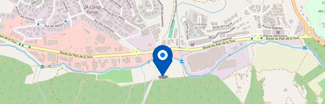 Carte et itinéraire - 224 Rte du Plan de la Tour, 83120 Sainte-Maxime, France