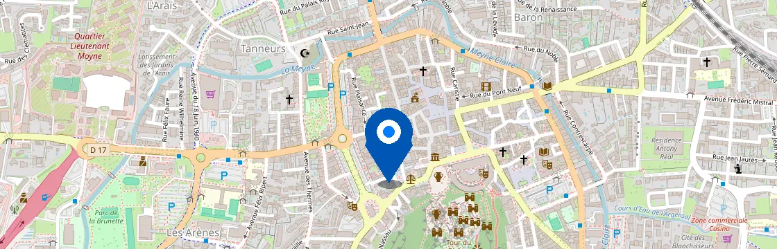 Carte et itinéraire - 27 Rue Saint-Martin, 84100 Orange, France