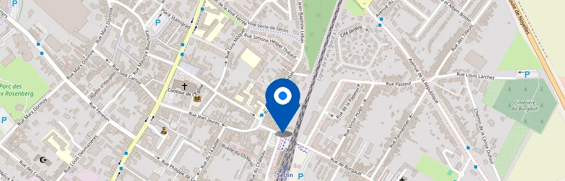 Carte et itinéraire - 20 Ter Rue Jean Baptiste Lebas, 59113 Seclin, France