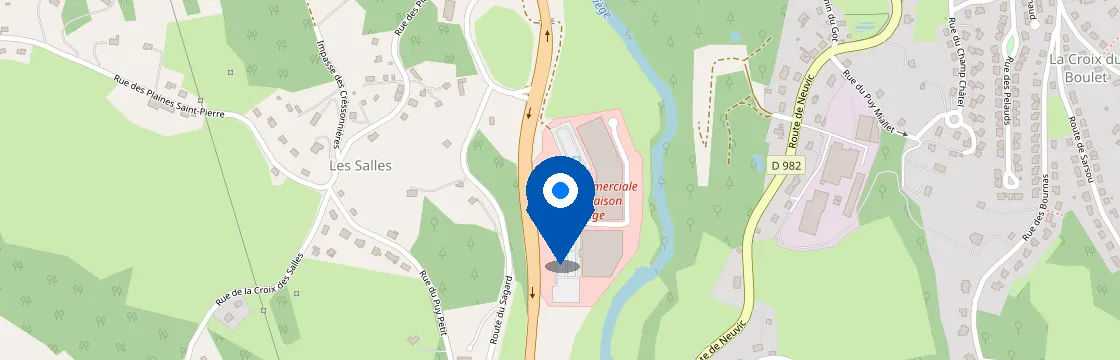 Carte et itinéraire - 1089 RD 1089, 19200 Ussel, France