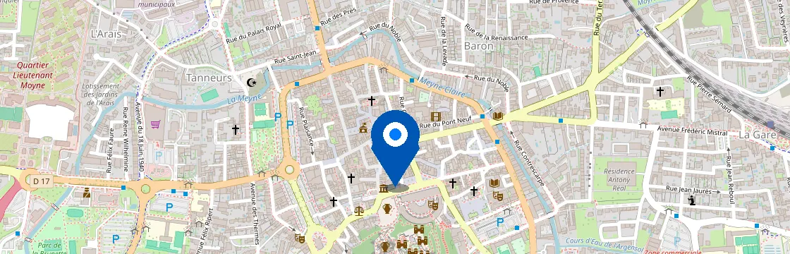 Carte et itinéraire - 4 Rue Grande Fusterie, 84100 Orange, France