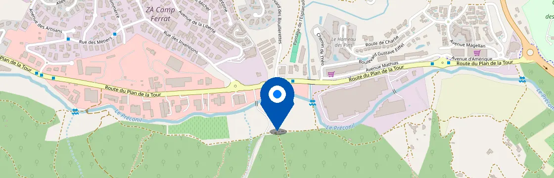 Carte et itinéraire - 218 Rte du Plan de la Tour, 83120 Sainte-Maxime, France
