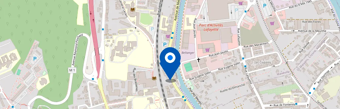 Carte et itinéraire - 20 Av. de Metz, 54320 Maxéville, France